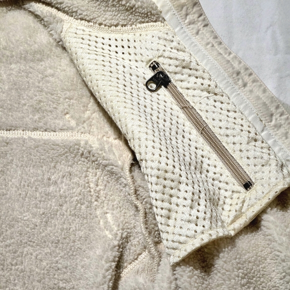 Patagonia Synchilla Full Zip Fleece Jacket Women's Medium Cream Ivory Gorpcore - Picture 8 of 12